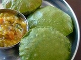 Palak Poori | Spinach Poori | Easy Breakfast Recipe | Step by Step