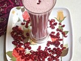 Pomegranate Milkshake Recipe | Pomegranate Juice Recipe