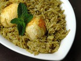 Anda Pudhina Pulao/Mint Egg Pulao