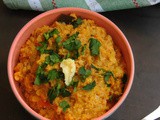 Broken Wheat Dal Khichdi/Wheat Rava Khichdi