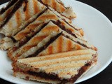 Cheese Chocolate Sandwich/Grilled Cheesy Chocolate Sandwich