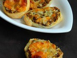 Cheesy Soya Kheema Pinwheels/Minced Soya & Cheese Pinwheels