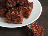 Crunchy No Bake Chocolate Cereal Squares