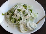 Cucumber Sour Cream Salad