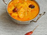 Dahi Wale Aloo/ Dahi Ke Aloo - Potato Cooked in Tangy Yogurt Sauce