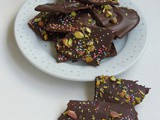 Dark Chocolate Bark with Pistachios