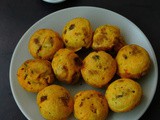 Dhingri Aloo Batata Vada/Mushroom Potato Fritter in Appe Pan