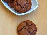 Eggless Dark Chocolate Cookies