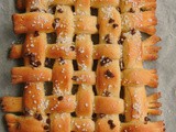 Eggless Mat Shaped Brioche Bread