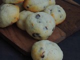 Eggless Orange, Chocolate Chips Cookies