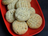 Eggless Walnut-Black Pepper Cookies