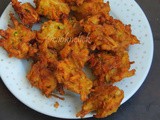 Grated Mixed Vegetable Pakoras