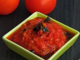 Instant Andhra Tomato Pickle/Instant Tomato Pachadi