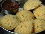 Jowar Rava & Oats Idli/Instant Sorghum Semolina & Oats Idli