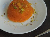 Kobbari Rava Kesari/Rava Coconut Kesari/Coconut Kesari Bhath