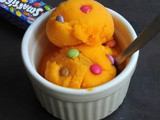 Mango Sorbet with Smarties