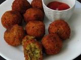 Mint Sweet Corn Balls/Pudhina Sweet Corn Kola Urundai