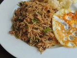 Mushroom, Flat Beans Fried Rice