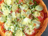 Puff Pastry Vegetarian Pizza