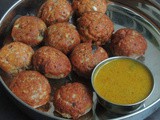 Red Rice Dal Dumplings/Sivappu Arisi Paruppu Paniyaram