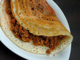 Soya Kheema Masala Dosa