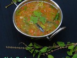 Tulasi Rasam/Holy Basil Leaves Herbal Soup/Herbal Rasam/Thulasi Rasam