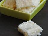 Vegan Coconut Cashew Burfi/Thenga Munthiri Burfi