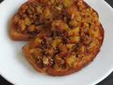 Vegan Potato & Kidney Bean Masala Toast