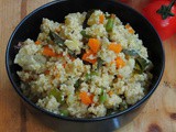 Vegetable Barnyard Millet Upma/Kuthiravali Upma