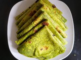 Avocado - Spinach Chapathi (Avocado-Spinach Flatbread)