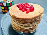 Banana Ragi-Wheat Pancakes - Easy Blender Pancakes