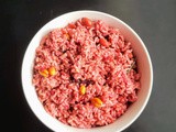 Cranberry Puliodharai (Spiced Cranberry rice)