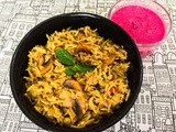 Mushroom Biryani (With Homemade Briyani Masala)