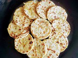 Zucchini Mini Parathas (Whole wheat Zucchini flatbreads)