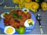 Beetroot Biriyani (Pressure Cooker Method)