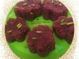 Beetroot Rava Kesari Cake