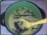 Coconut Milk Rasam with Lemon