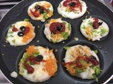 Colorful Mini Pizza Dosa With Black Olives