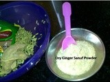 Dry Ginger Sanuf Podi  & Coffee  ( for weight loss)