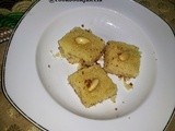 Eggless Coconut Basbousa (Arabic Traditional Sweet)