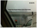 Foggy Morning @Metro Green Line Dubai