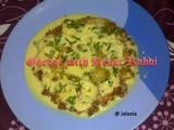 Ghewar Topped with Kesar Rabdi