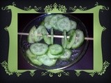 Katti miti Cucumber salad & Sweet Cucumber salad