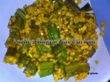 Ladies finger Moong Dal poriyal