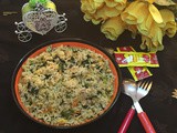 Manathakkali keerai (sunberry Leaves) Fried Rice