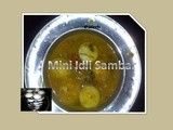 MIni Idli Sambar