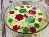 Pineapple Custard with Agar Agar