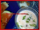 Rice Badam Kheer with Watermelon