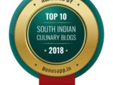 Top 10 South Indian Blog - Award by Bonusapp