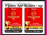 Winner & Runner up -  Master chef India 2Contest